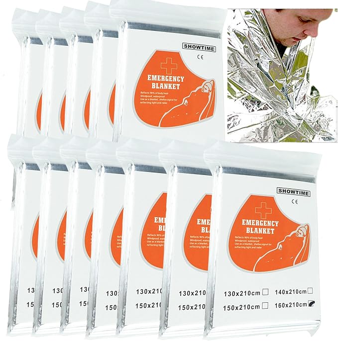 MEETSWEET Emergency Rescue Blanket Outdoor Survival Blanket Waterproof by MEETSWEET