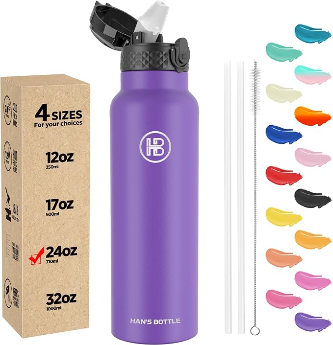 Han's Bottle Sports Water Bottle - 24 Oz by han%27s+bottle