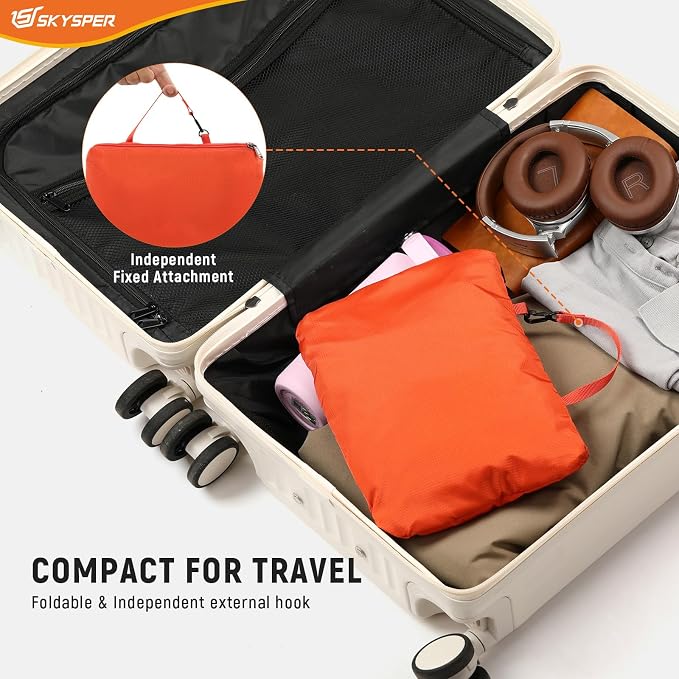 SKYSPER Small Hiking Backpack for Men Women 20L RFID Packable Daypack - Image 5