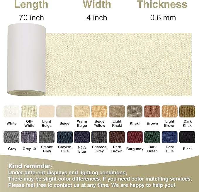 Gheeidau Canvas Repair Tape 4×70 Inch Waterproof Self-Adhesive Fabric Repair - Image 4
