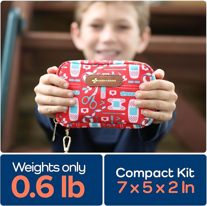 KeepGoing Travel First Aid Kit for Kids – 130 Pc. for Car, Diaper Bag & Backpack - Image 6
