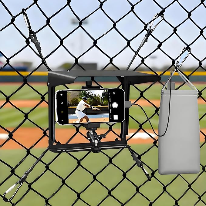 Cell Phone Fence Mount with Shade by JEMakeITSimple