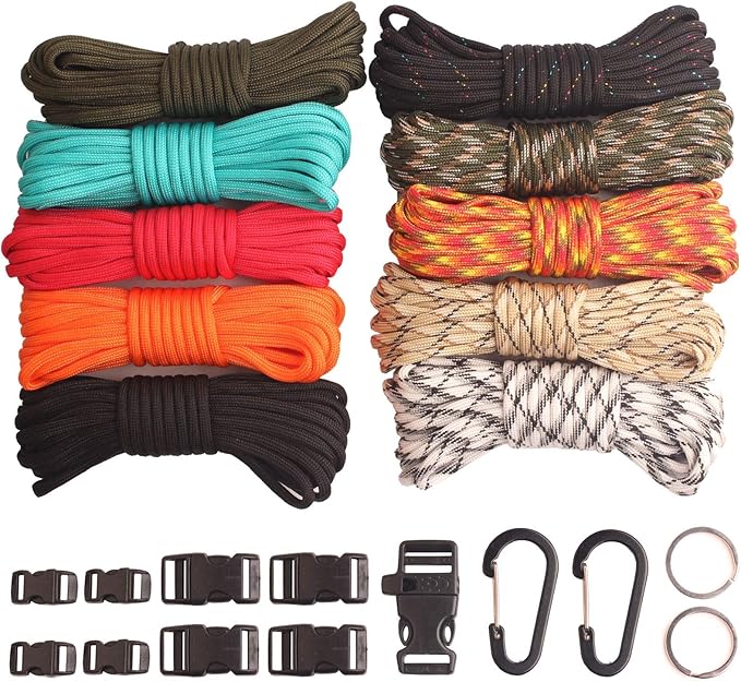 Paracord, Paracord 550 Combo Crafting Kits by GEGEDA