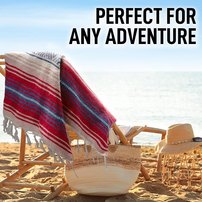 Hydration Nation Authentic Mexican Serape Blanket - Image 7