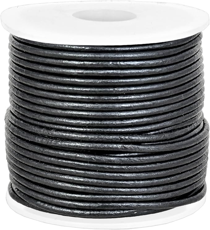 GENIQUE Real/Genuine Round Leather String Cord - Image 2