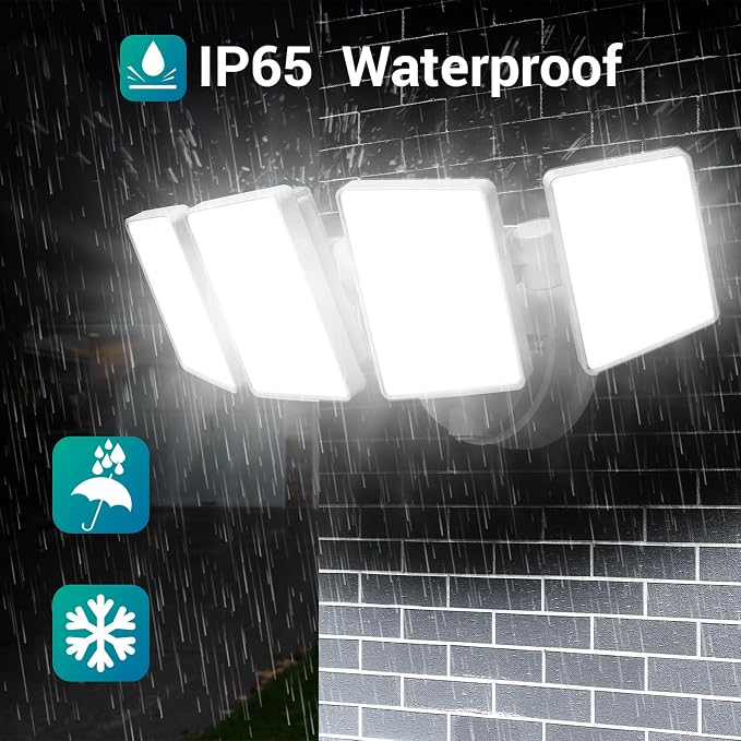 USTELLAR 100W 10000lm Floods Light Outdoor, Switch Controlled LED Security - Image 6