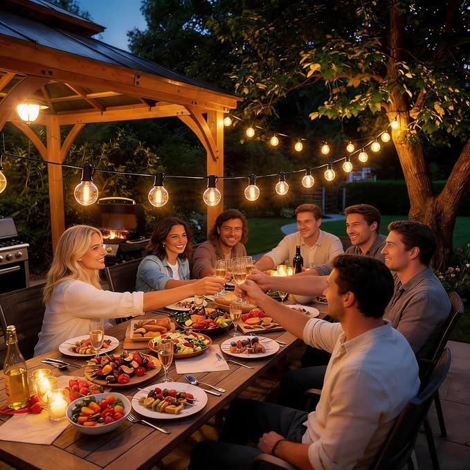 RTTY Outdoor String Lights 50 FT, Patio Light - Image 7
