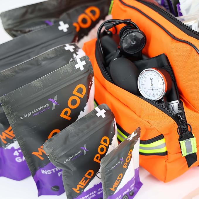 Lightning X Products Lightning X Pre-Stocked EMS/EMT Trauma Kit w/Large First - Image 2