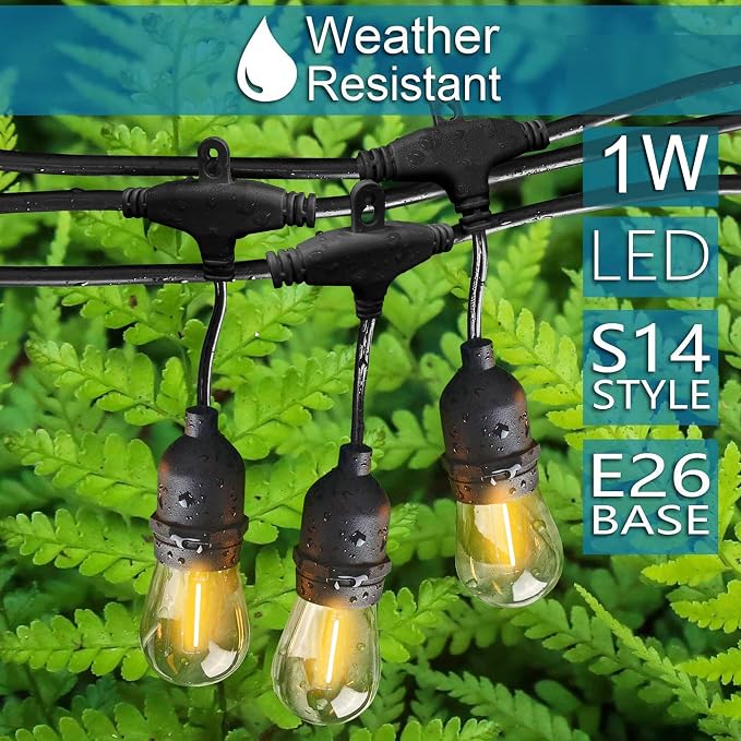 Banord Outdoor String Lights, 105FT Waterproof Patio Lights - Image 3