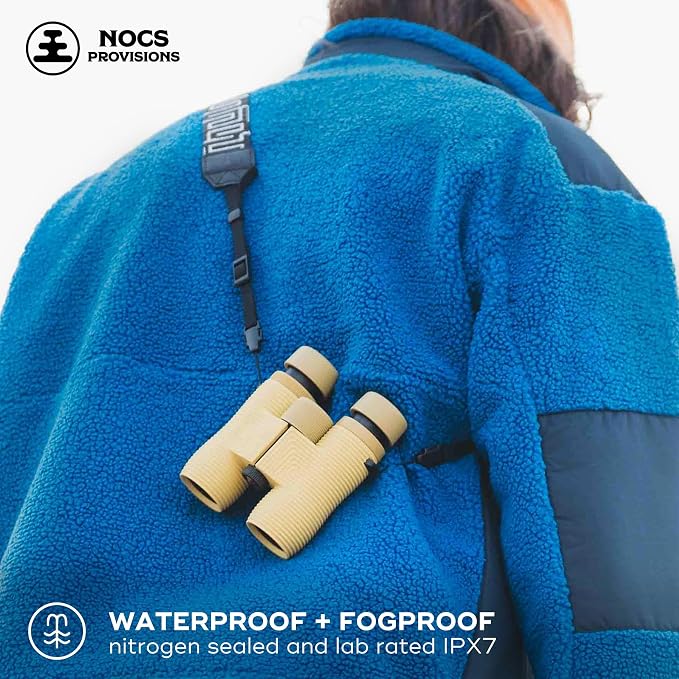 Nocs Provisions Field Issue Compact 10x32 Waterproof Binoculars, Shockproof - Image 4