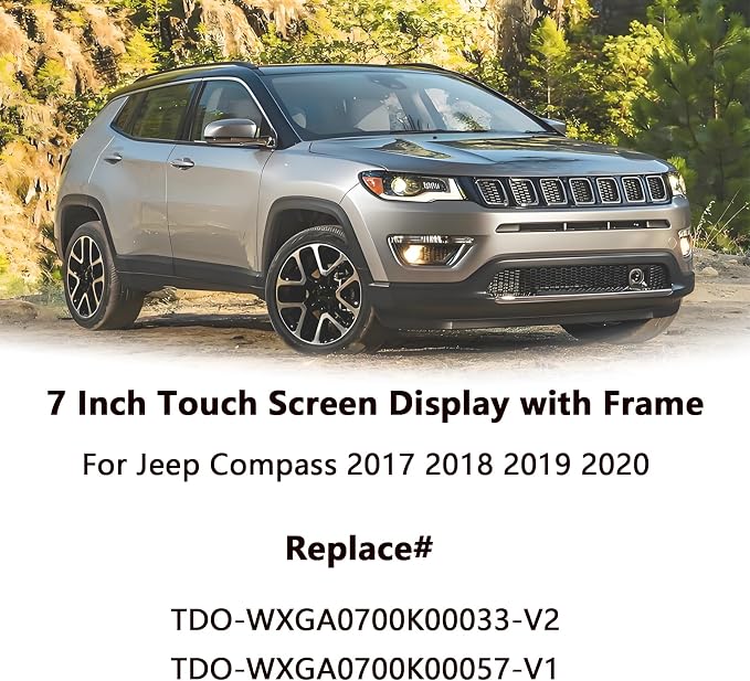 7" Uconnect Touch Screen Replacement Display - Image 2