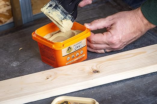 Gorilla All Purpose Wood Filler, Natural Finish, 16 Ounce Tub - Image 3