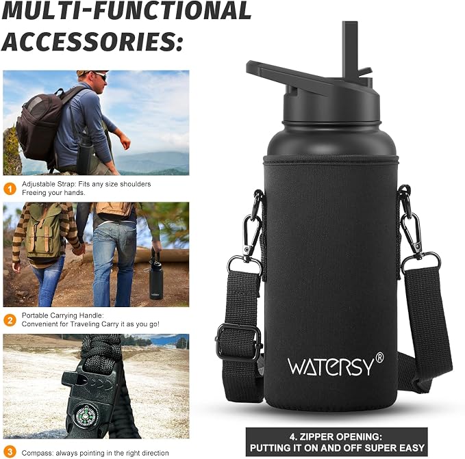 32oz Insulated Water Bottle, BPA Free&Leak Proof, Stainless Steel Water Flask - Image 6