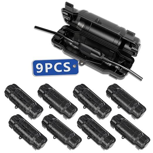 9 Pack Outdoor Extension Cord Safety Cover by Unknown
