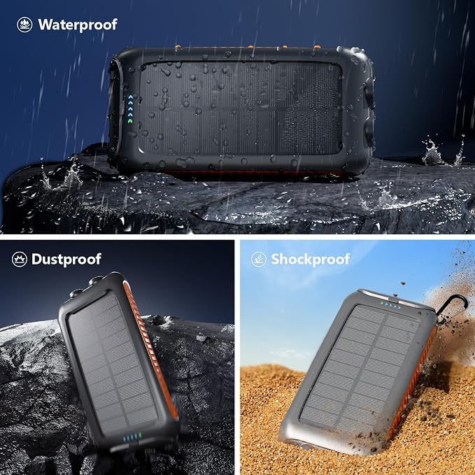 Solar Charger Power Bank 49800mAh Portable Solar Phone Charger - Image 8
