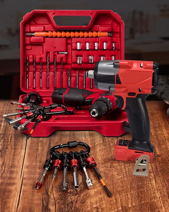katerk 6pcs Red&Black Bit Holder - Image 2