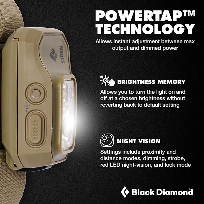 BLACK DIAMOND Storm 450 Headlamp | 450 Lumens Brightness | Waterproof & - Image 3