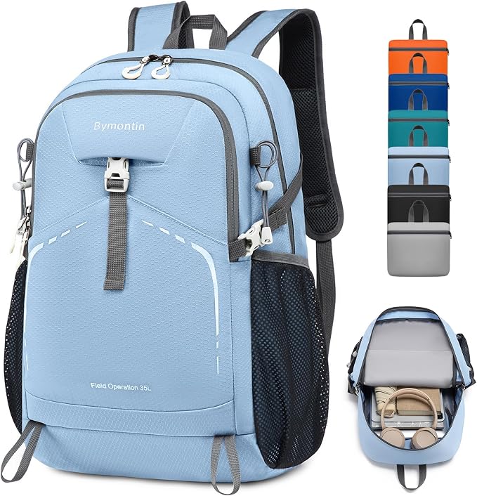 35L Lightweight Packable Backpack – Durable Foldable Daypack by Unknown