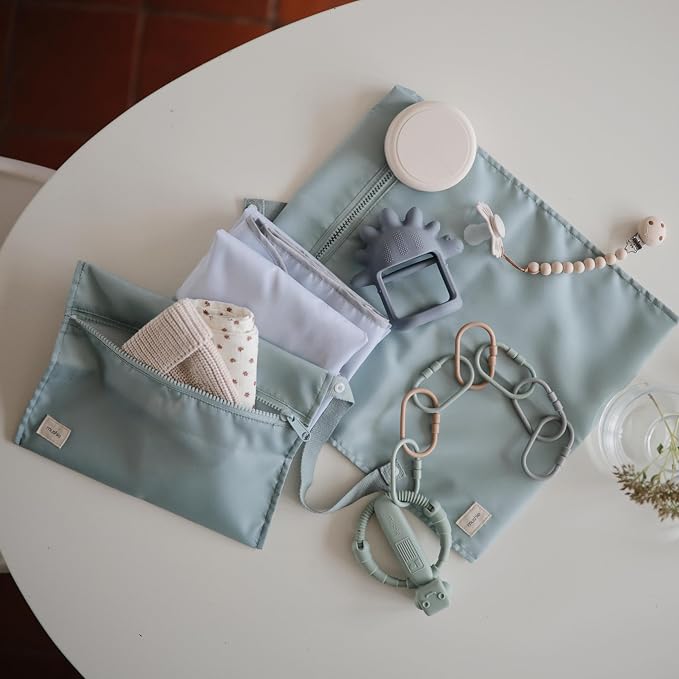 mushie Water Resistant Wet Bags | Large & Small Reusable Storage Bag - Image 7