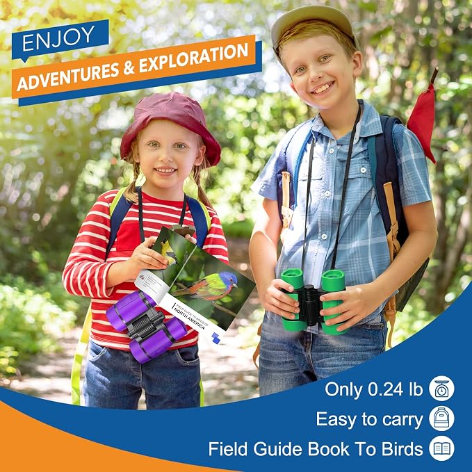 LET'S GO! Boy Toys Age 3-7 Kids Binoculars - Image 2