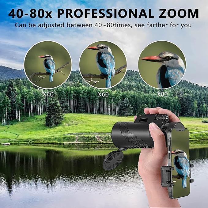 Monocular-Telescope 80x100 High Powered Monoculars High Definition - Image 7