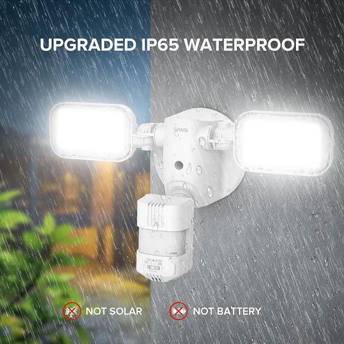 SANSI 90W 10, 000LM LED Outdoor Flood Light, 000 Hrs Lifespan Security Light - Image 5