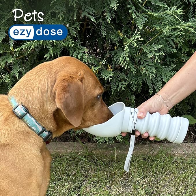 EZY DOSE Collapsible Pet Water Bottle, Portable Dog Water Dispenser - Image 4