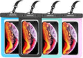 4 Pack 8.5“ Waterproof Cell Phone Pouch by Newppon