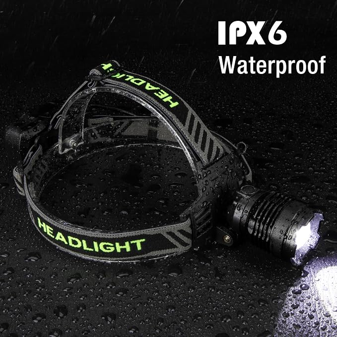 1Pack Rechargeable Headlamp Super Bright, 99000 Lumens LED Head Lamp - Image 7
