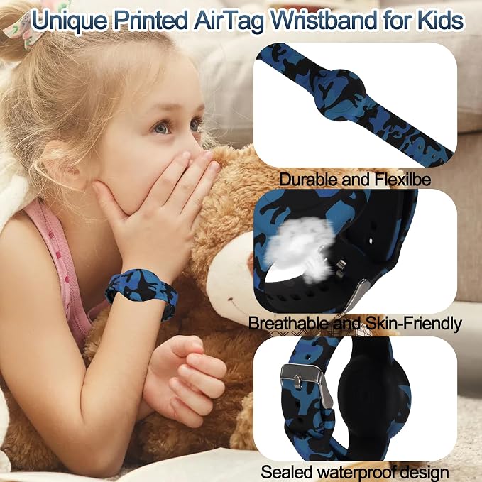 4 Pack Waterproof AirTag Bracelet - Image 6