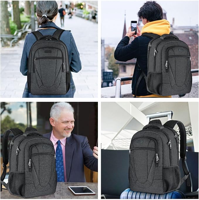 BIKROD Travel Laptop Backpack, 17 Inch Extra Large School Backpacks - Image 5