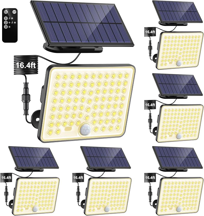 nipify 6 Pack Outdoor Solar Light by Nipify
