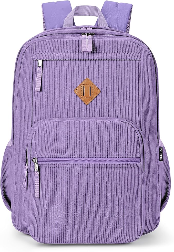 ZORFIN 26L Backpack for College, and Travel: Corduroy Bookbag - Image 7