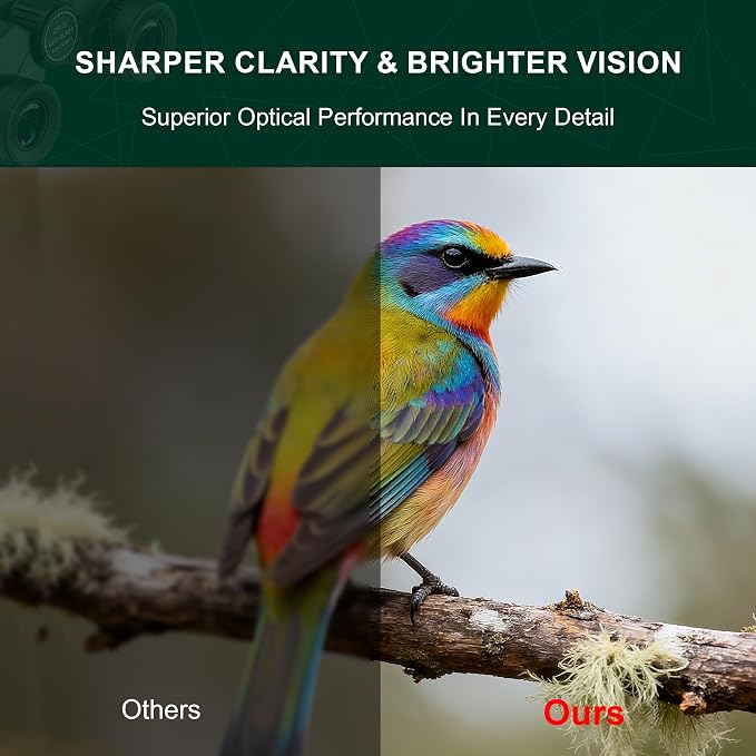 25x32 UHD Compact Binoculars for Adults High Powered - Image 3