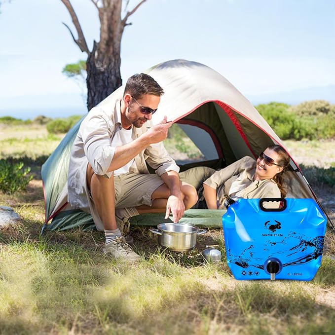 Collapsible 8L Water Storage Bag, BPA-Free Portable Folding Water Jug - Image 8