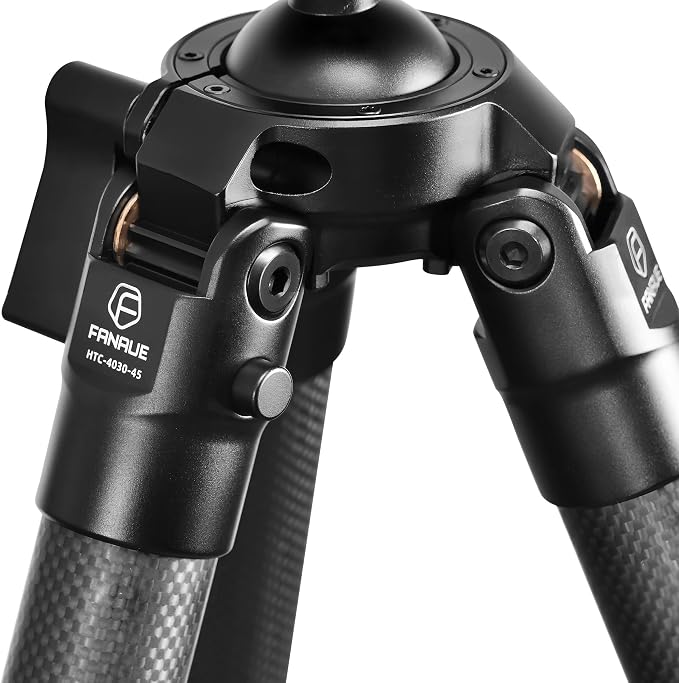 FANAUE Carbon Fiber Tripod for Hunting, 360 Degree BallHead, - Image 6