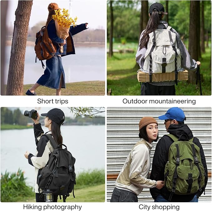 mixi Travel Backpack for Women Men, 18 Inch Carry On Laptop Backpack Flight - Image 6