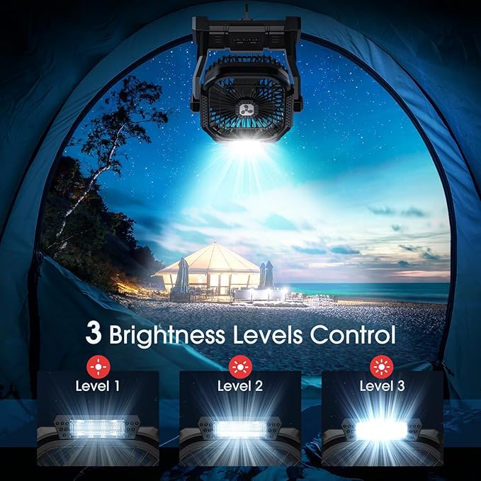ONLYNEW Portable Fan Rechargeable, 20000mAh Cordless Battery Powered Fan - Image 5