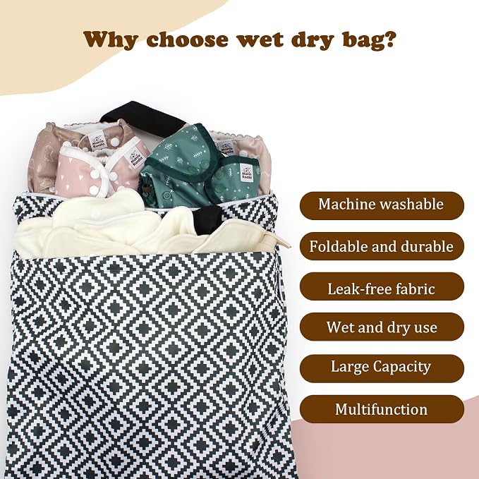 Mama Koala Reusable Hanging Wet Dry Bags - Image 5