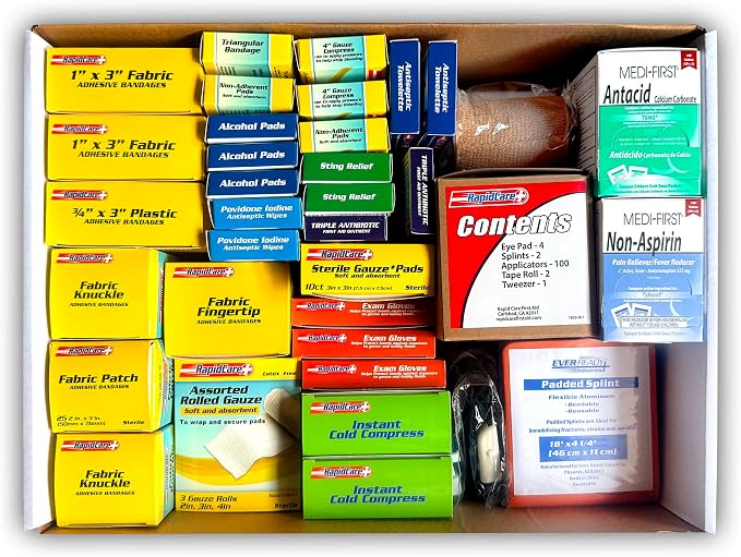 Rapid Care 4-Shelf First Aid Refill Kit - Image 2