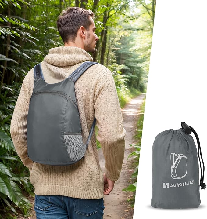 20L Ultra Hiking-Daypack Lightweight Foldable Travel Packable Backpack - Image 7