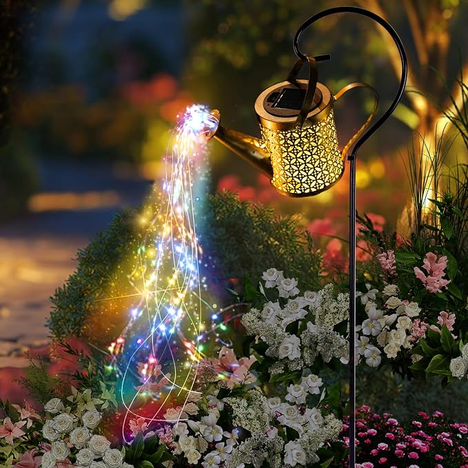 SRNPMIU Solar Watering Can Light, Solar Yard Decorations Outdoor, Garden Decor by Unknown