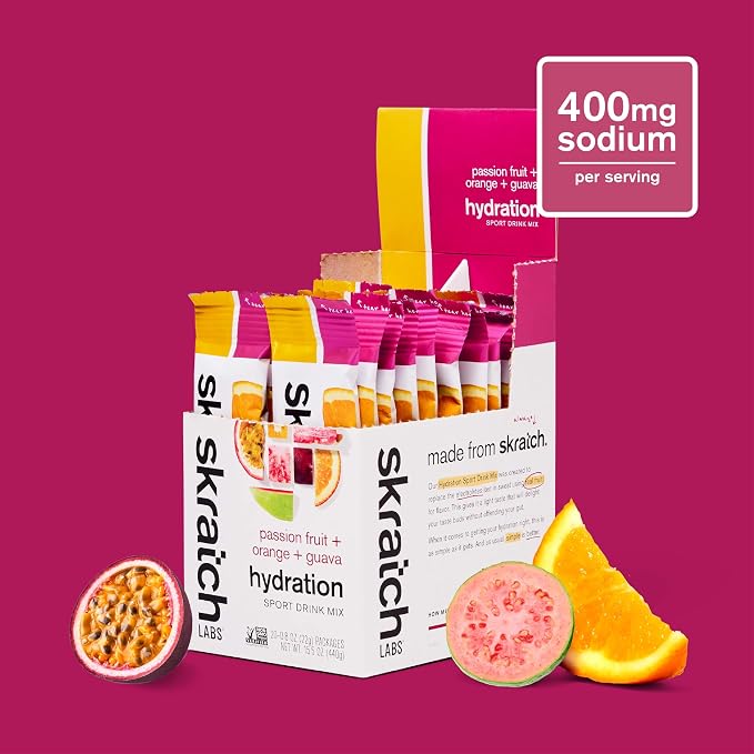 Skratch Labs Hydration Sports Drink Mix Packets – Real‑Fruit Electrolyte Powder - Image 2