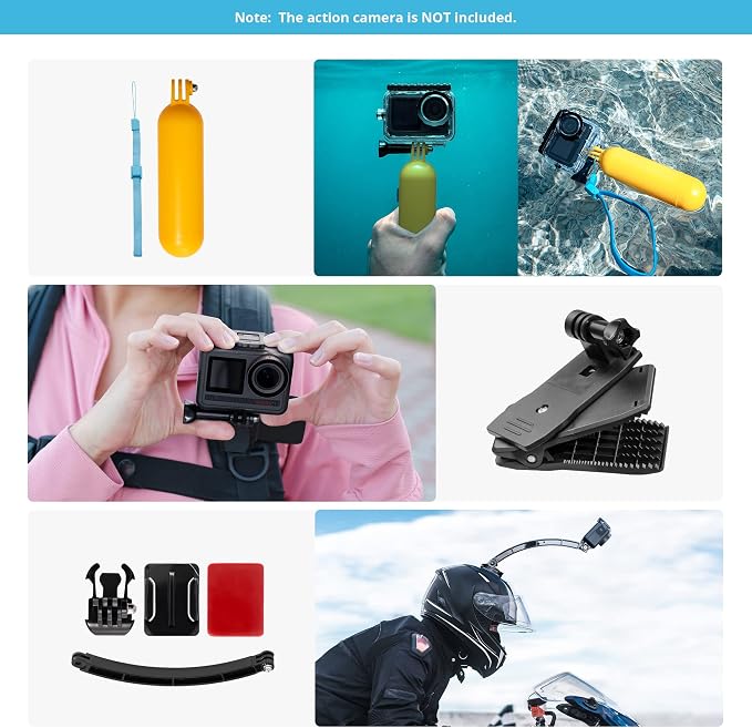 AKASO 42 in 1 Action Camera Accessories Kit - Image 6
