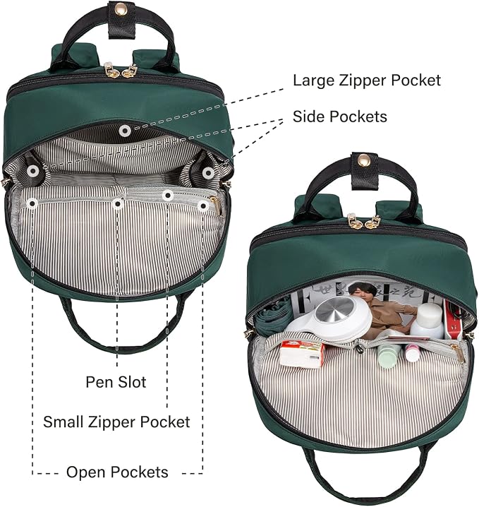 LOVEVOOK Laptop Backpack for Women 15.6 Inch Laptop Bag - Image 4