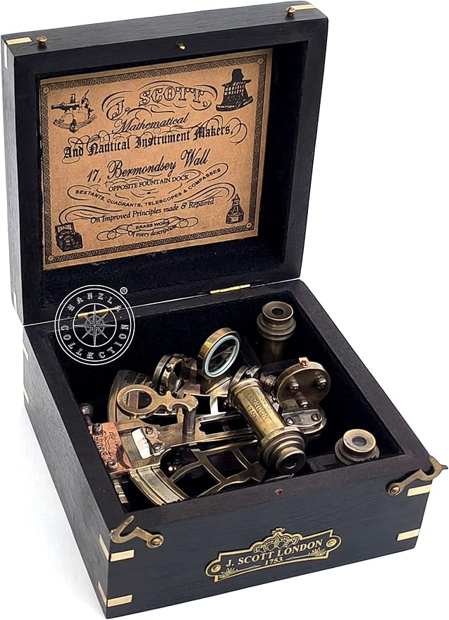 J. Scott London Brass Ship Sextant - Image 4