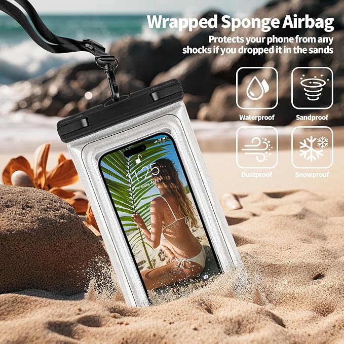 Floating Waterproof Phone Pouch, IPX68 Waterproof Phone Case - Image 6