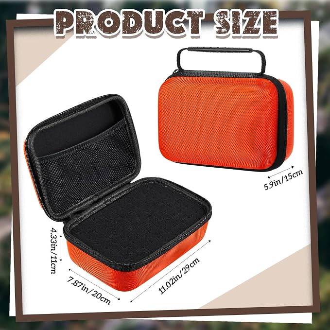 Relaxweex EVA Hard Case with Customizable Foam 11 x 7.8 x 4.3 Inch Protective - Image 2