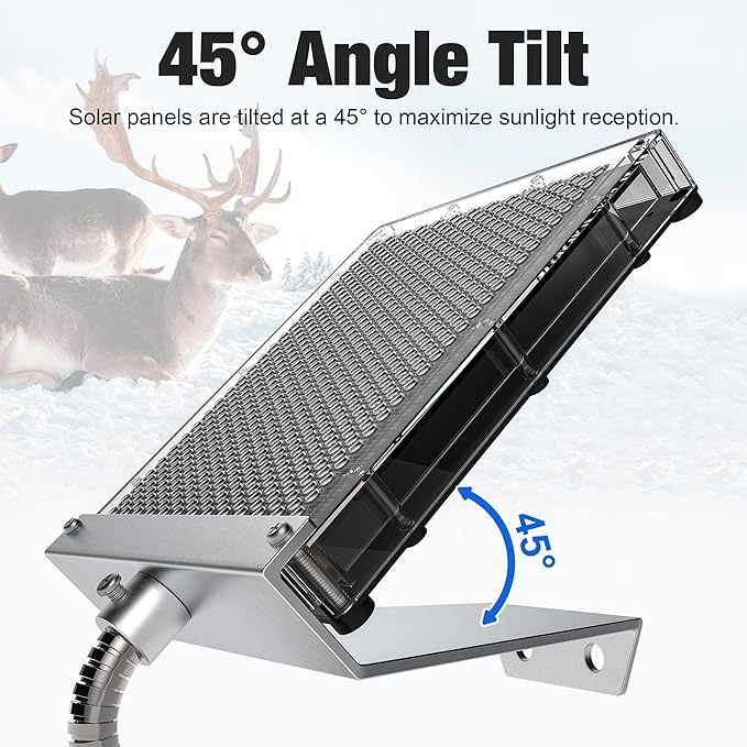 6V Solar Panel Battery Charger for Deer Feeder, 1.7W Waterproof Solar Panel - Image 4