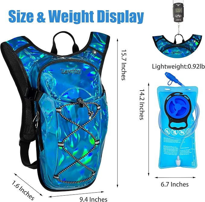 Reflective Hydration Backpack, Hydration Pack - Image 2